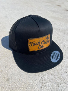 Tosh Creek Leather Patch Hats